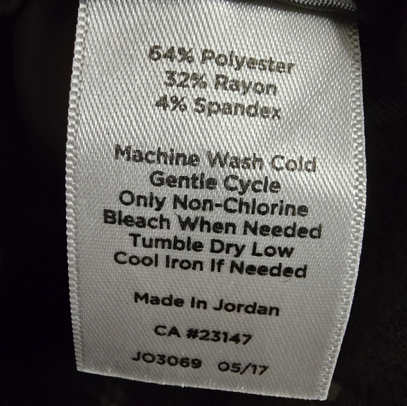 Talbots Women Size 6 Checkered Ankle Dress Pants With Pockets - Picture 5 of 5